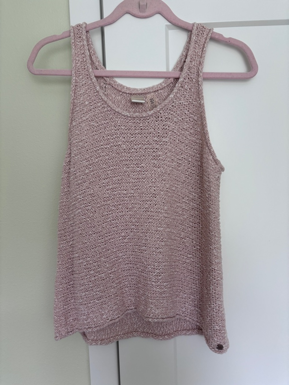 Roxy Pink Knit Tank Top